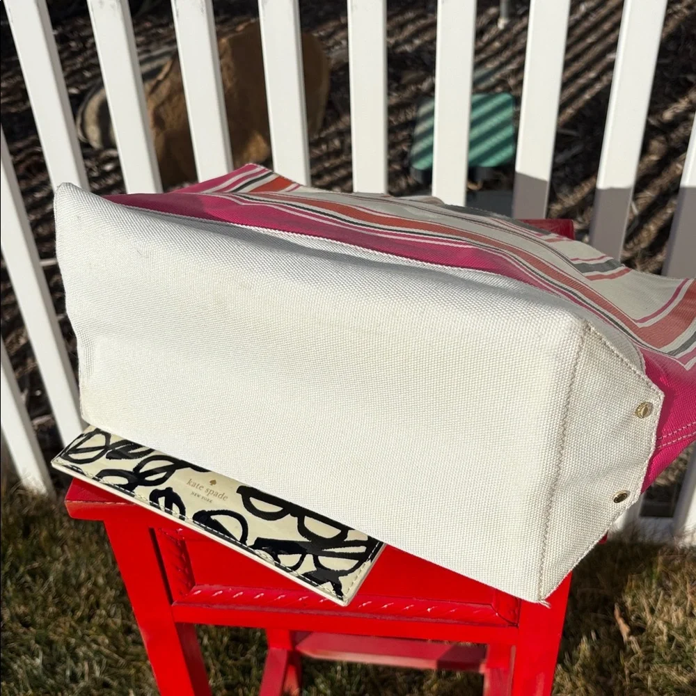 Kate Spade New York Coated Canvas NWT Tote and Zippered Pencil Case